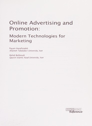 Online Advertising and Promotion