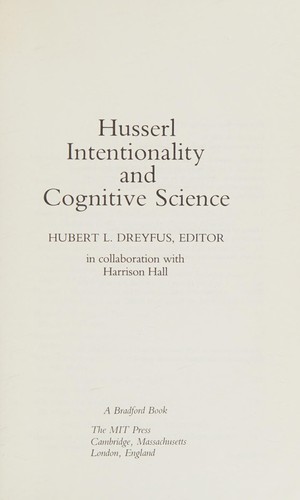 Husserl, intentionality and cognitive science