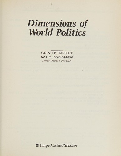 Dimensions of World Politics