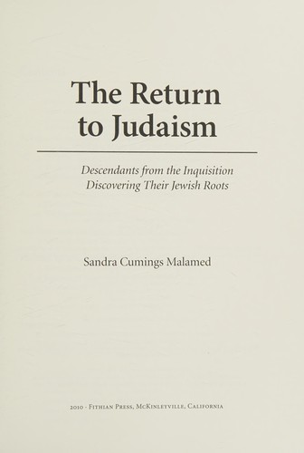 The return to Judaism