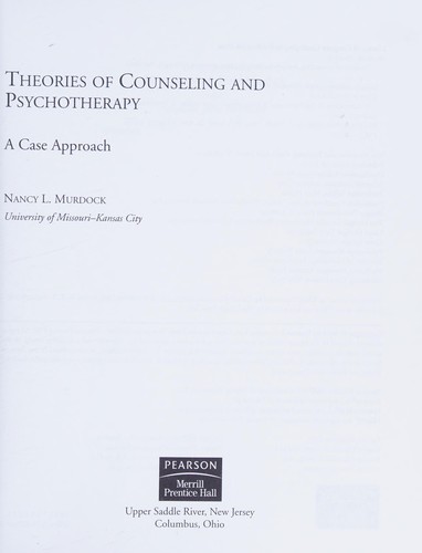 Theories of Counseling and Psychotherapy