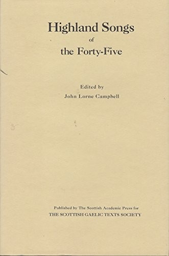 Highland songs of the Forty-five