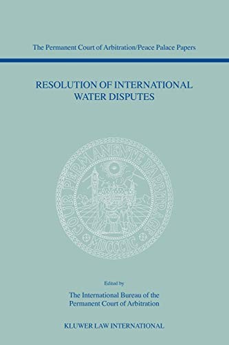 Resolution of International Water Disputes