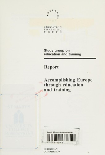 Accomplishing Europe through education and training
