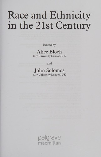 Race and Ethnicity in the 21st Century