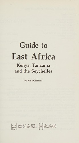 Guide to East Africa