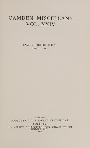 Camden miscellany