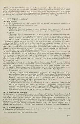 Trade financing