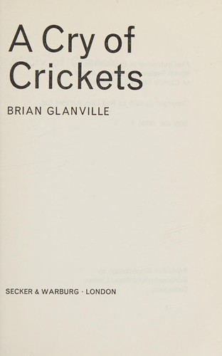 A Cry of Crickets