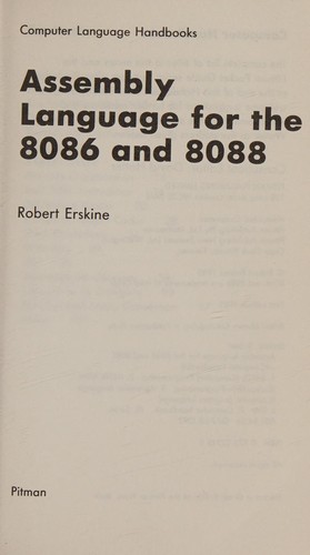 Assembly Language for the 8086 and 8088