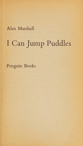 I Can Jump Puddles (A Peacock Book)