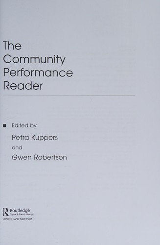 The Community Performance Reader