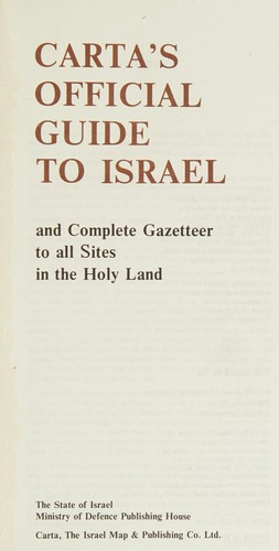 Carta's Official Guide to Israel
