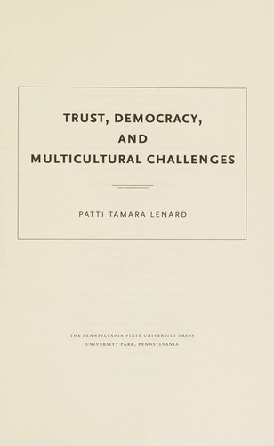 Trust, democracy, and multicultural challenges
