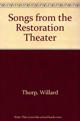 Songs from Restoration and Theater