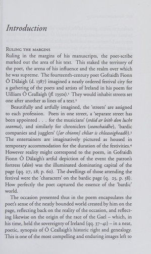Irish Bardic Poetry and Rhetorical Reality