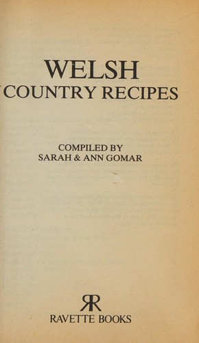 Welsh Country Recipes