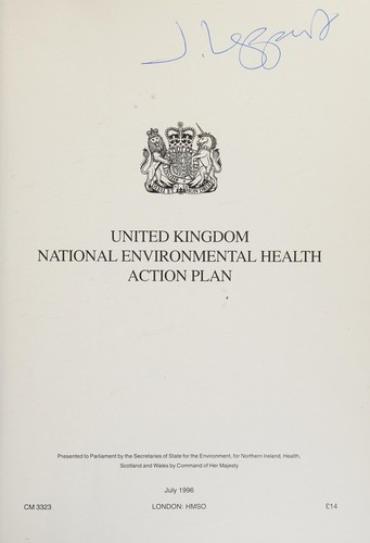 The United Kingdom National Environmental Health Action Plan