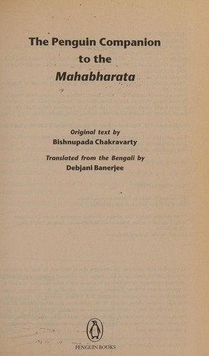 The Penguin Companion to the Mahabharata