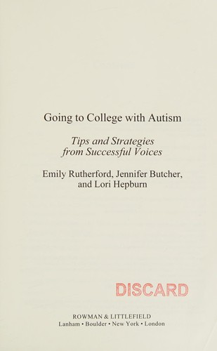 Going to College with Autism