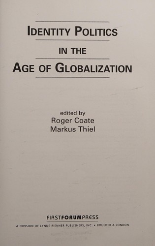 Identity Politics in the Age of Globalization