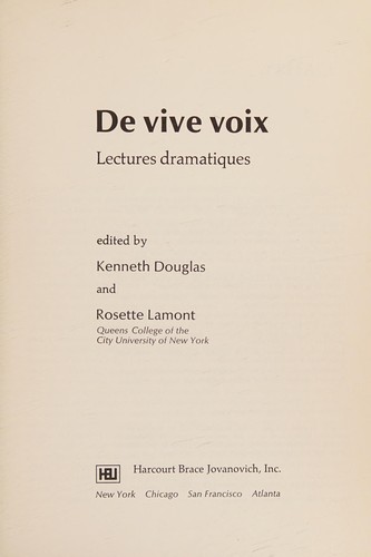 De vive voix