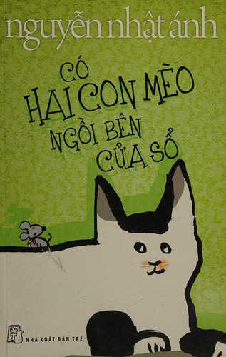 Có hai con mèo ngồi bên cửa sổ