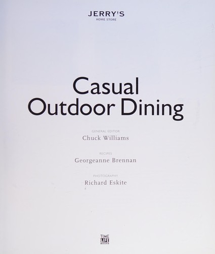 Casual outdoor dining