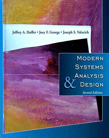 Modern Systems Analysis and Design