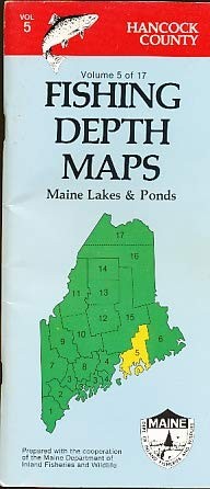 Fishing Depth Maps, Maine Lakes & Ponds