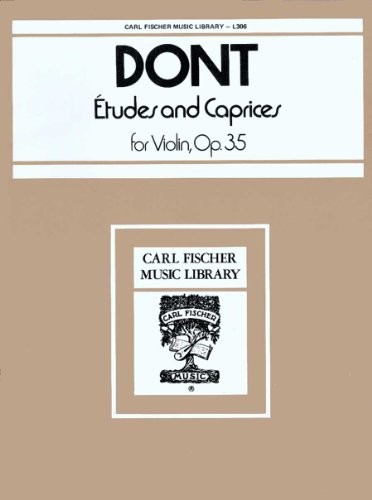 Etudes and caprices for violin, op. 35
