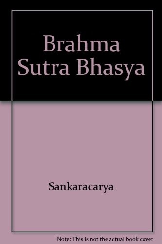 Brahma-sutra-bhasya of Sri Sankaracarya