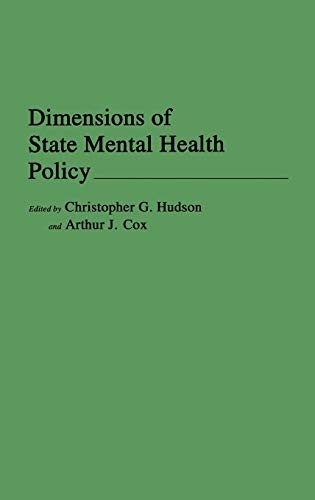 Dimensions of state mental health policy