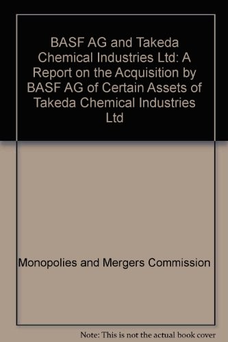 BASF AG and Takeda Chemical Industries Ltd