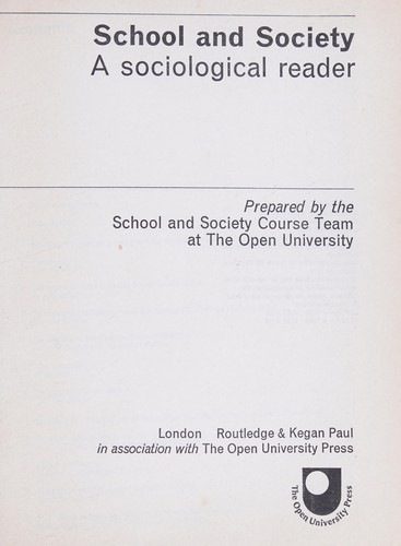 School and society