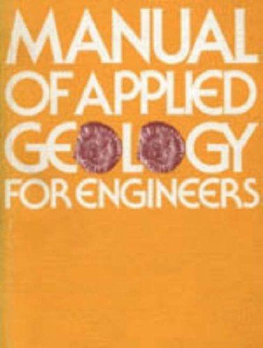Manual of applied geology for engineers
