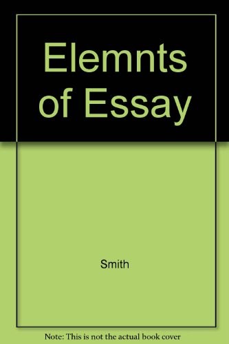 Elements of the essay