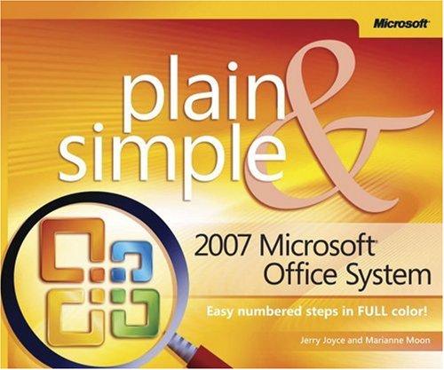 The 2007 Microsoft Office System Plain & Simple