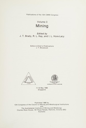 Publications of the 13th CMMI Congress