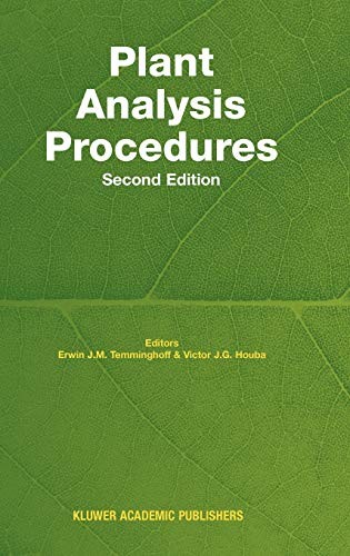 Plant analysis procedures