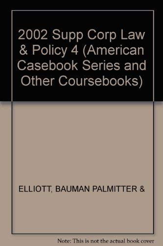 Corporations Law and Policy, Materials and Problems