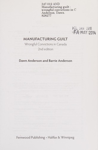 Manufacturing Guilt