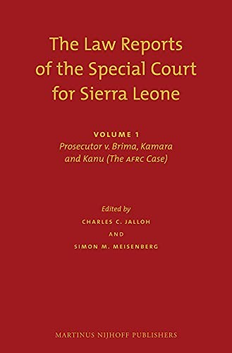 The Law Reports of the Special Court for Sierra Leone