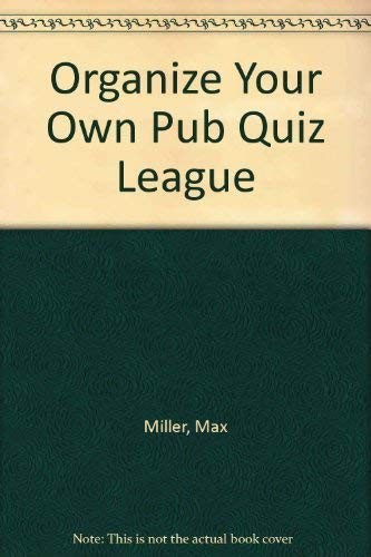 Organise Your Own Pub Quiz League