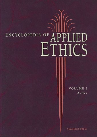Encyclopedia of applied ethics