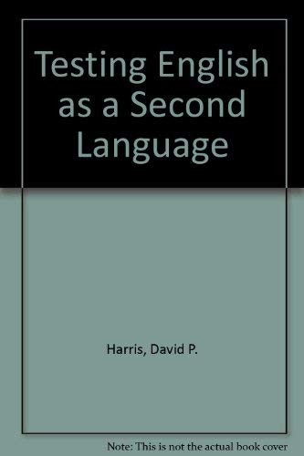 Testing English as a Second Language