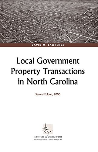 Local government property transactions in North Carolina