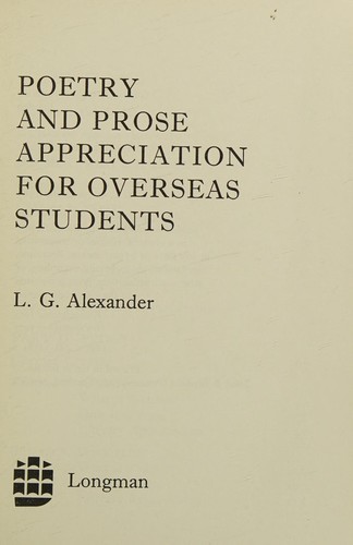 Poetry and Prose Appreciation for Overseas Students