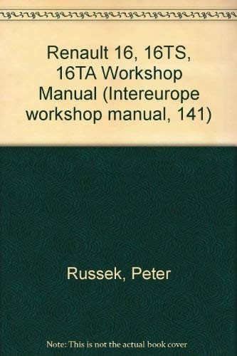 Workshop Manual for the Renault R16 Range