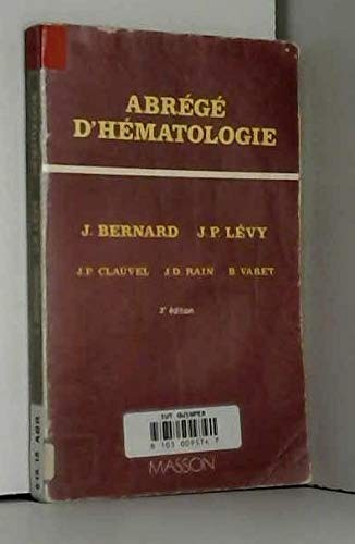 Abrégé d'hématologie